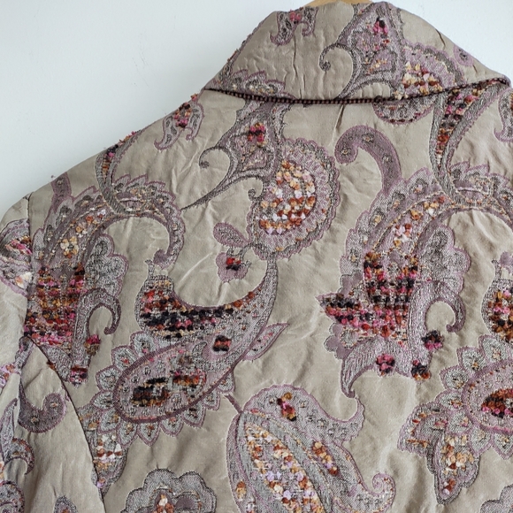 Vintage 90s Silk Blend Marisa Minicucci Jacket - Picture 9 of 16